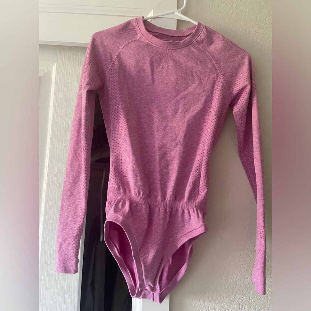 Figs Salta Seamless Bodysuit in Magenta size XS